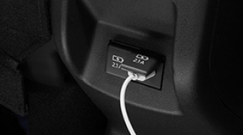 Rear USB ports*