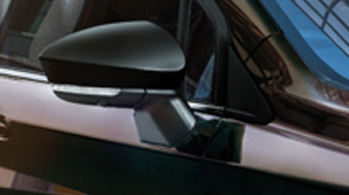 Auto Folding Side Mirrors With LED Turn Signals