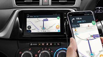 Multimedia System with Navigation and ‘Smart Link’ (For Android Only)