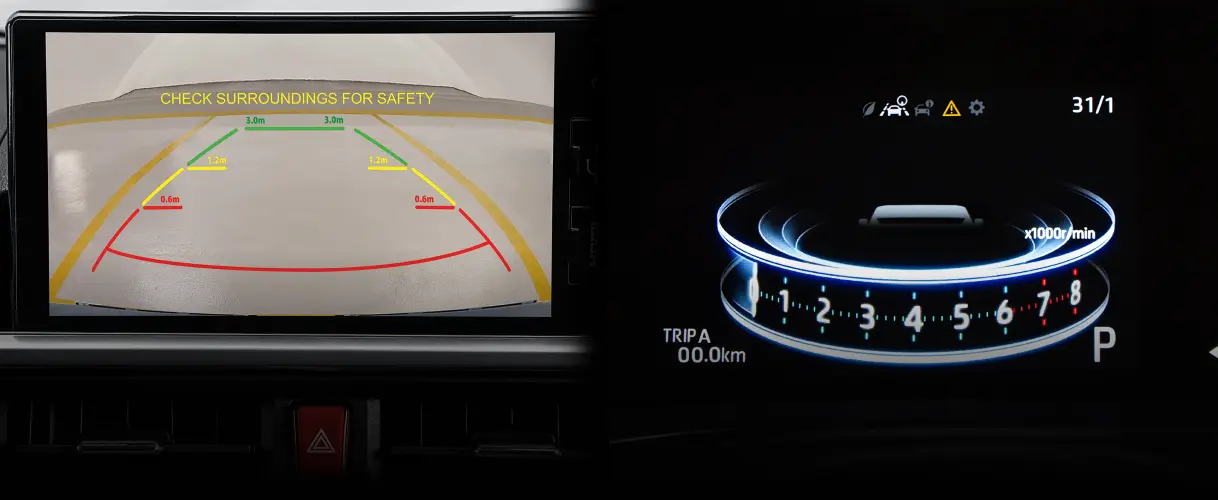 9" display audio with reverse camera | 7" TFT multi-info display