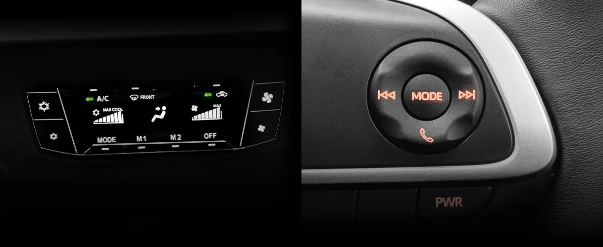 Digital air conditioner controller | Switvh control and power mode